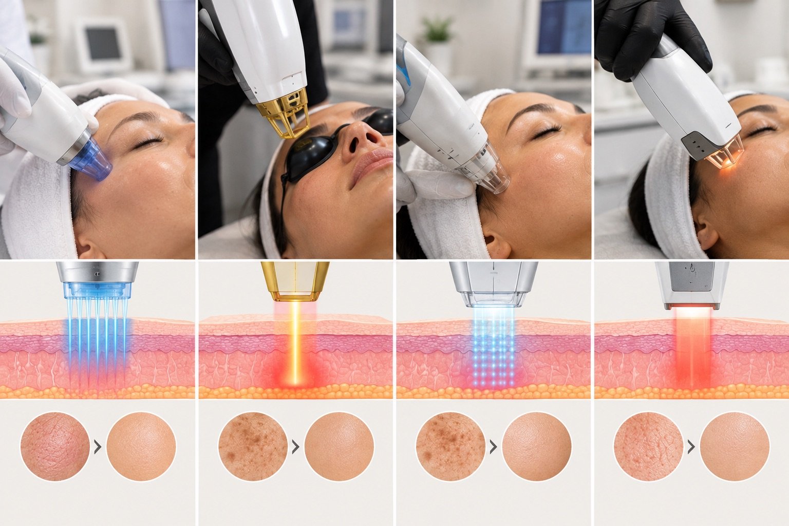 types of laser resurfacing