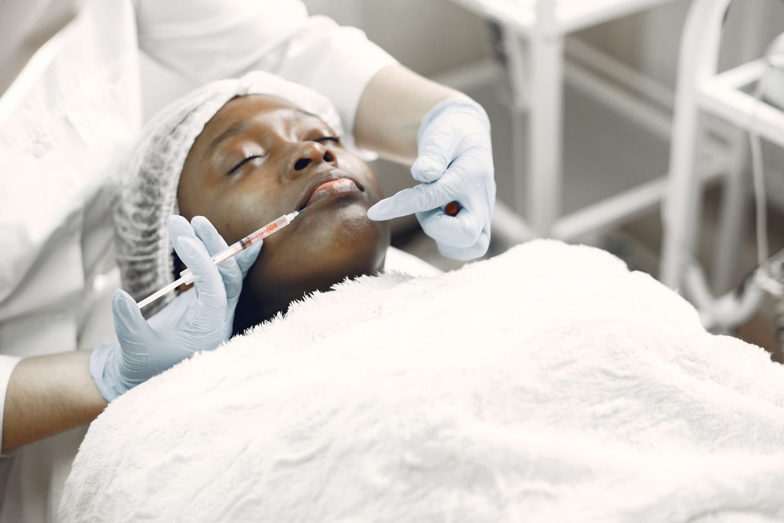 Masseter Botox injection along the jaw at a Mississauga clinic